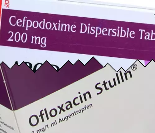 Cefpodoxima contra Ofloxacina