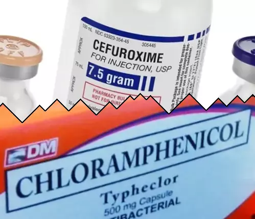 Cefuroxima contra Cloranfenicol