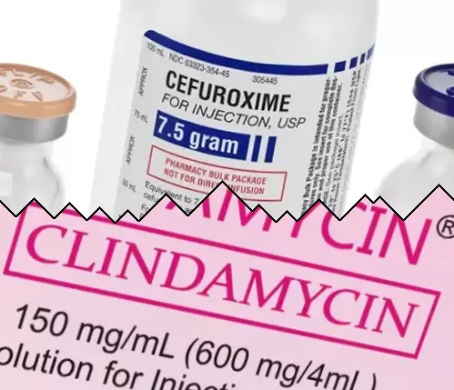 Cefuroxima contra Clindamicina