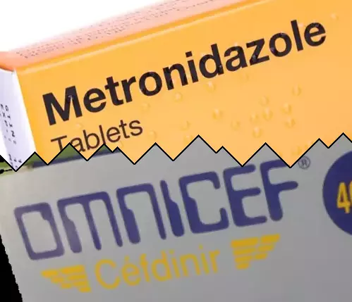 Metronidazol contra Omnicef